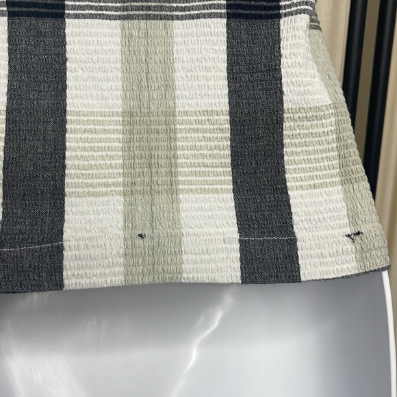 VINTAGE 90’S KAREN HART- CREAM, WHITE & BLACK  STRETCHY TANK TOP SIZE MEDIUM - Picture 5 of 10